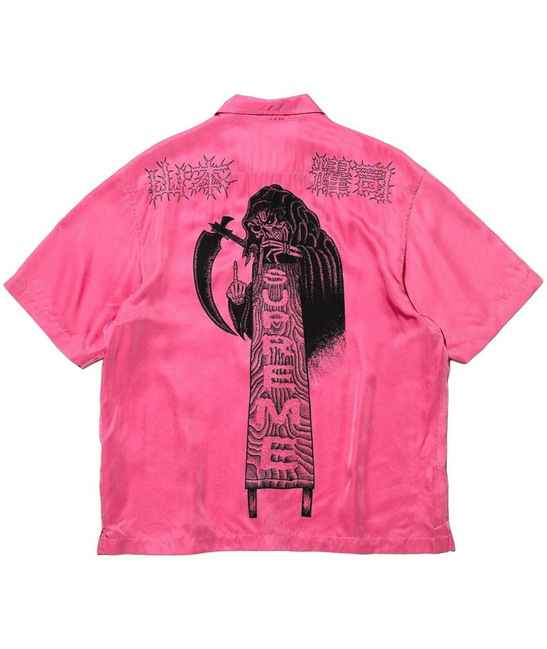 SUPREME Розовая рубашка, фото 2