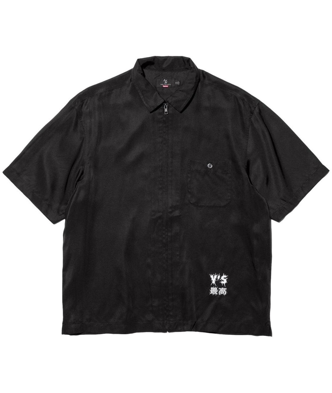 SUPREME Черная рубашка, фото 1