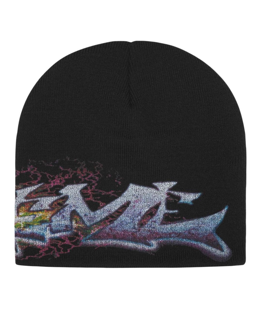 SUPREME Черная синтетическая шапка, фото 2