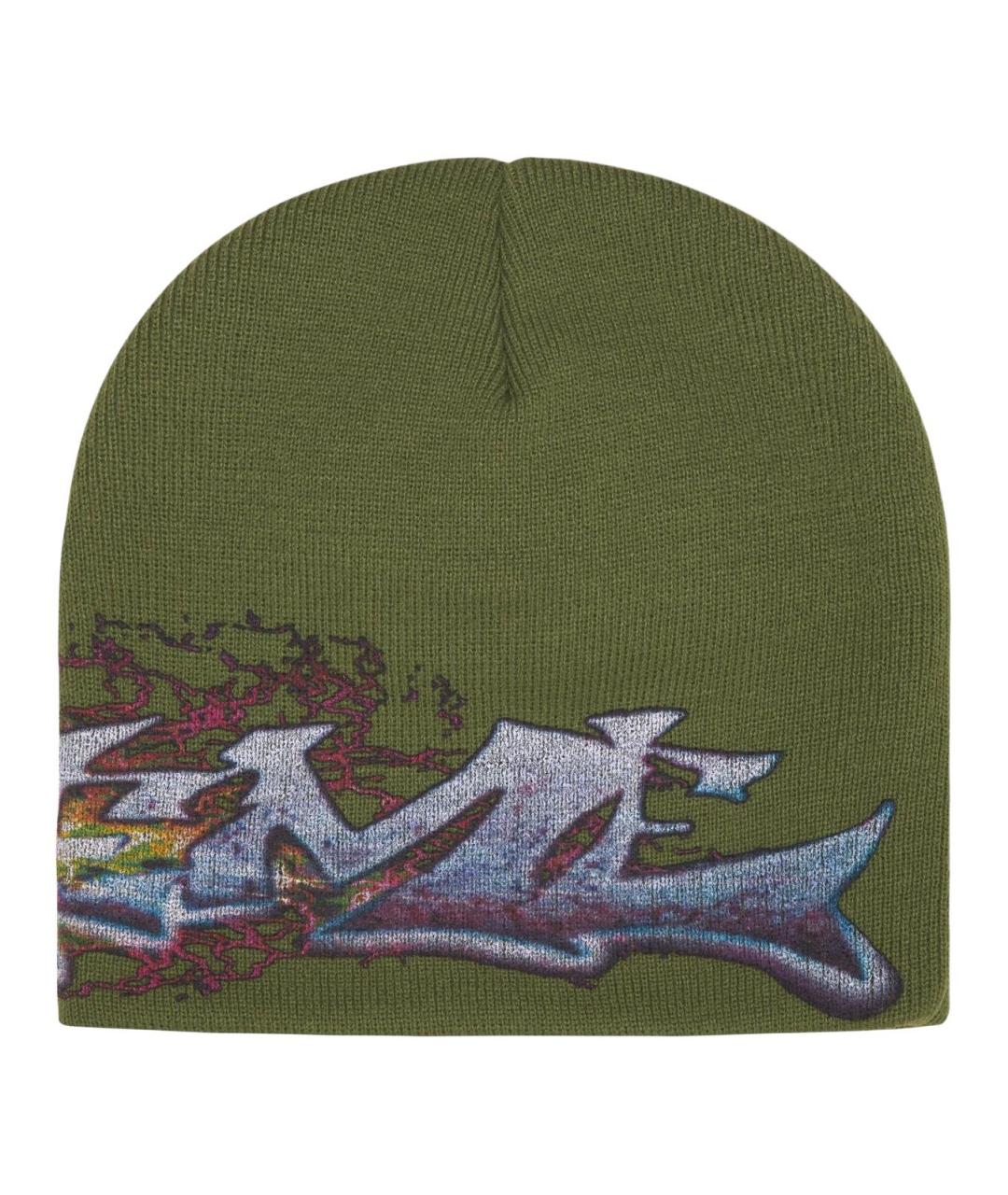 SUPREME Зеленая синтетическая шапка, фото 1