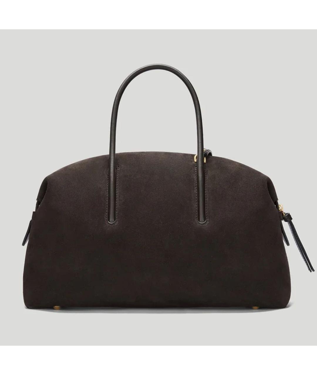 DEMELLIER Коричневая замшевая сумка тоут, фото 3