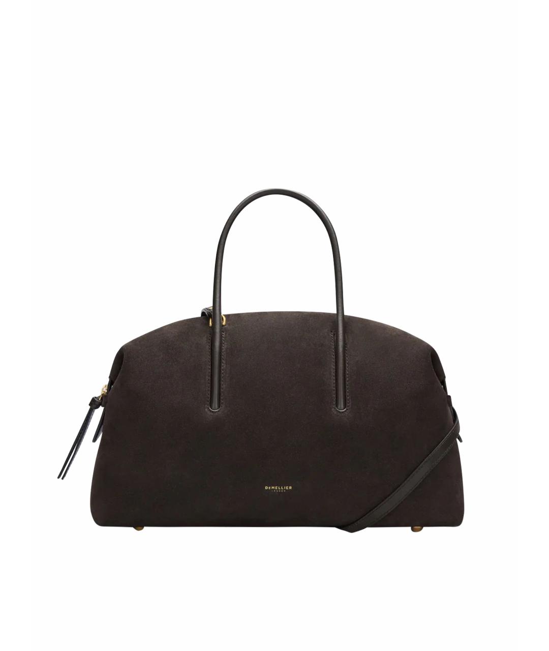 DEMELLIER Коричневая замшевая сумка тоут, фото 1