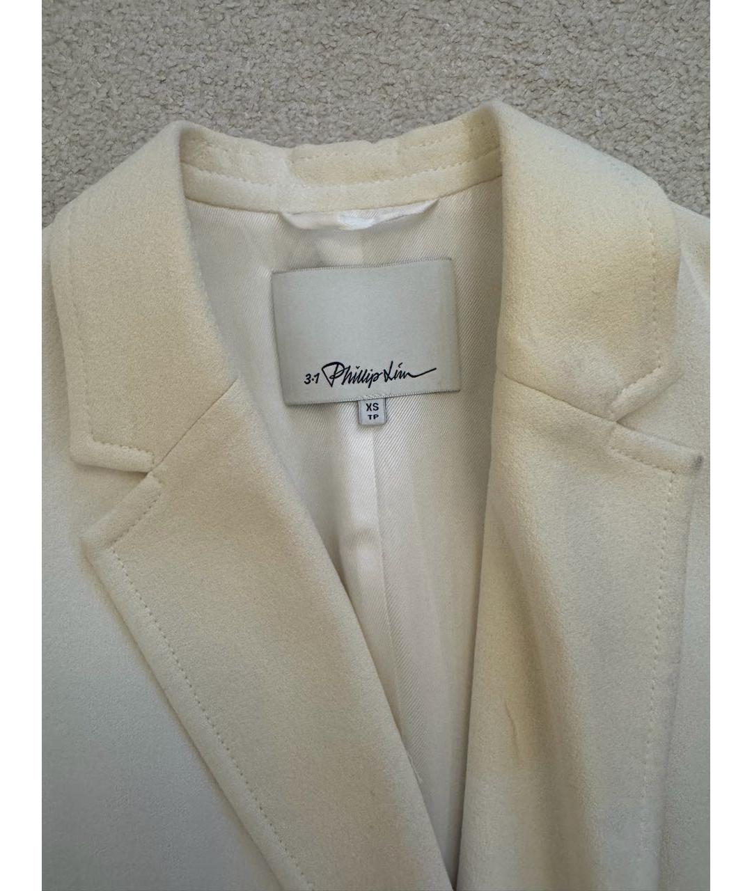 3.1 PHILLIP LIM Белое хлопковое платье, фото 3