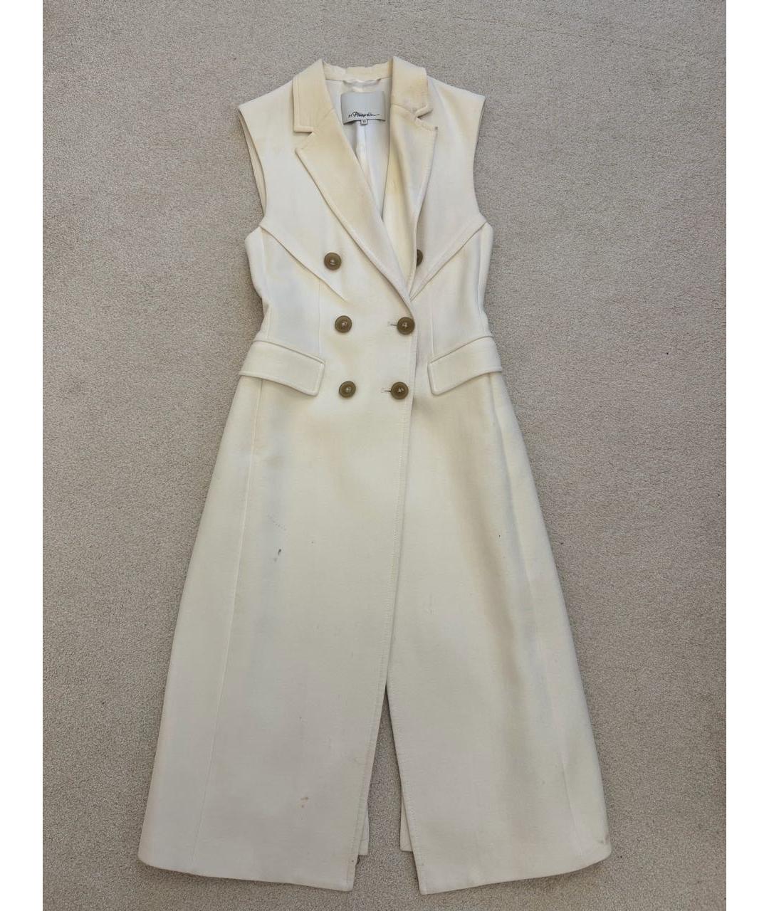 3.1 PHILLIP LIM Белое хлопковое платье, фото 5