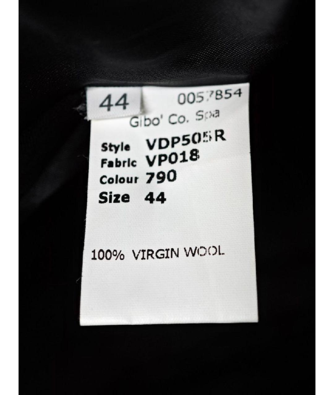 VICTOR AND ROLF Черное шерстяное пальто, фото 6