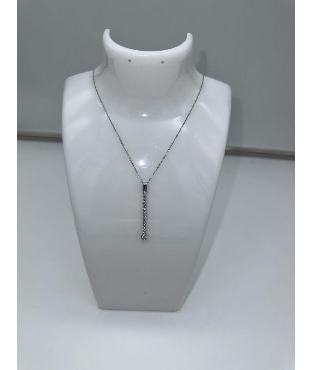 TIFFANY&CO Белая платиновая подвеска, фото 2