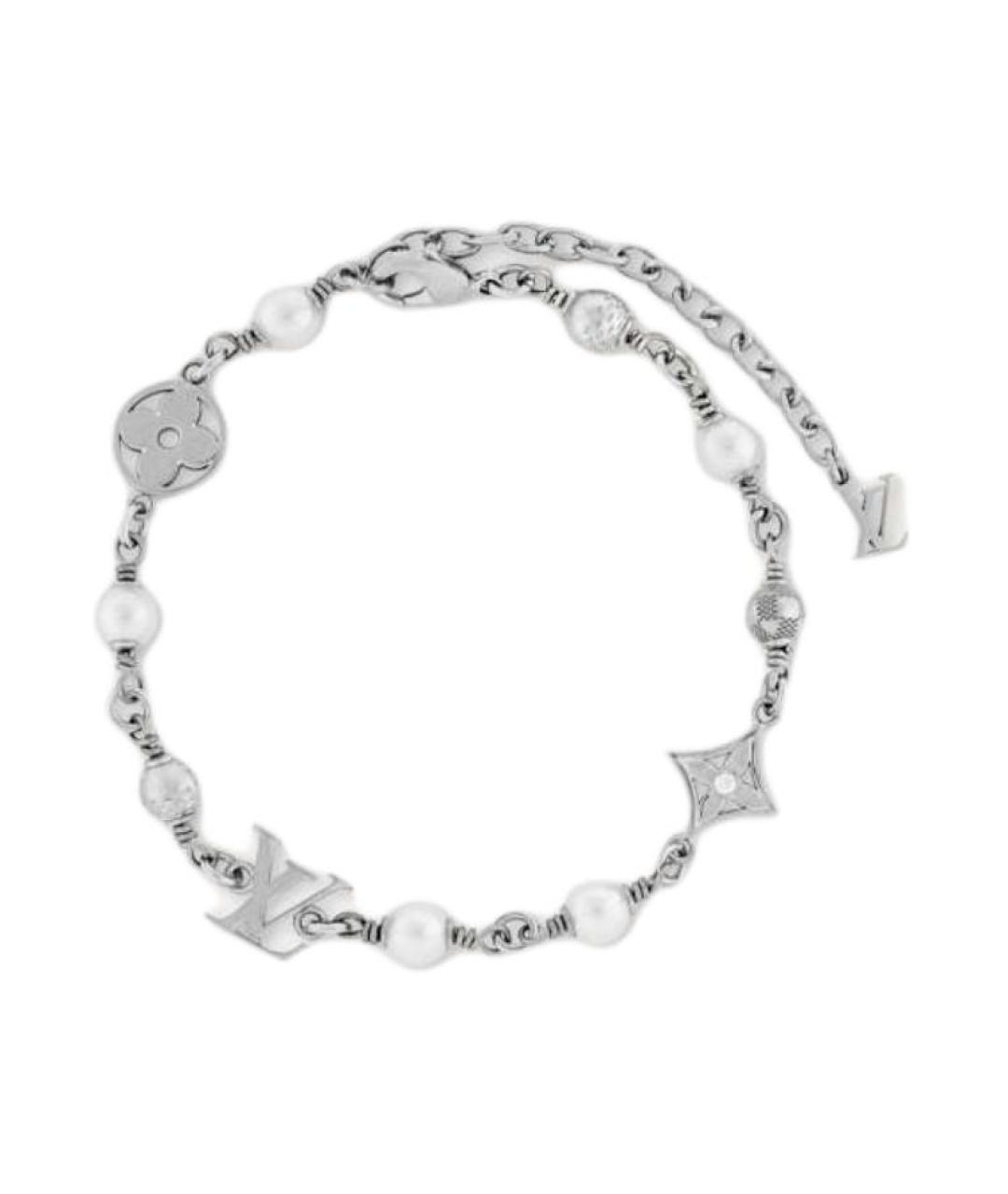 LOUIS VUITTON Серебрянный металлический браслет, фото 1