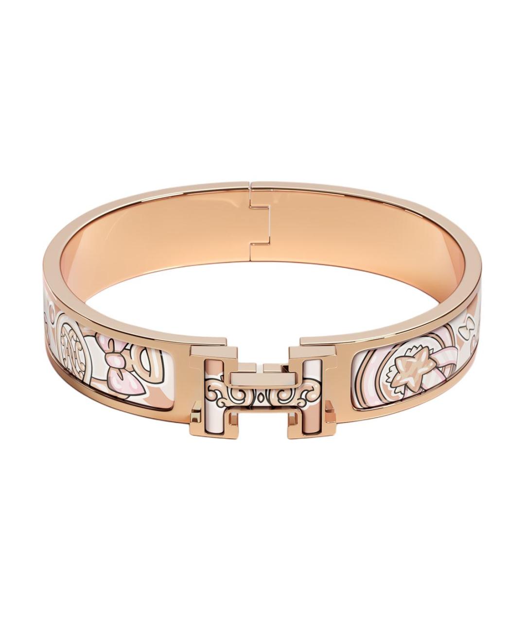 HERMES Розовый браслет из розового золота, фото 1