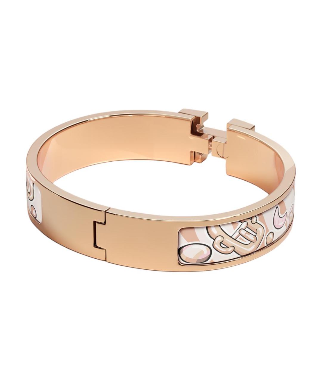HERMES Розовый браслет из розового золота, фото 2