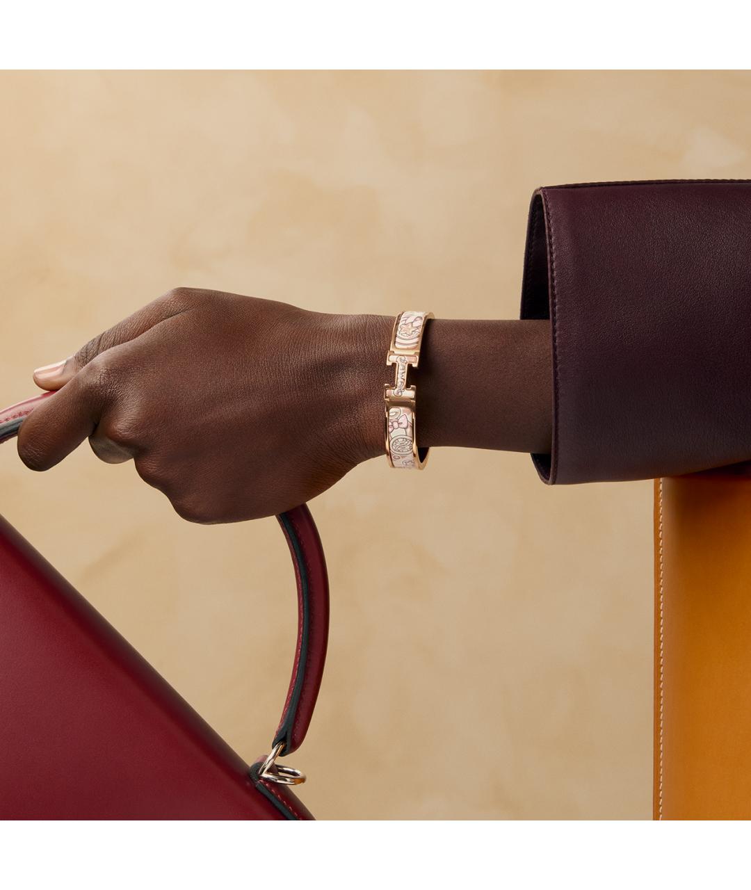 HERMES Розовый браслет из розового золота, фото 3