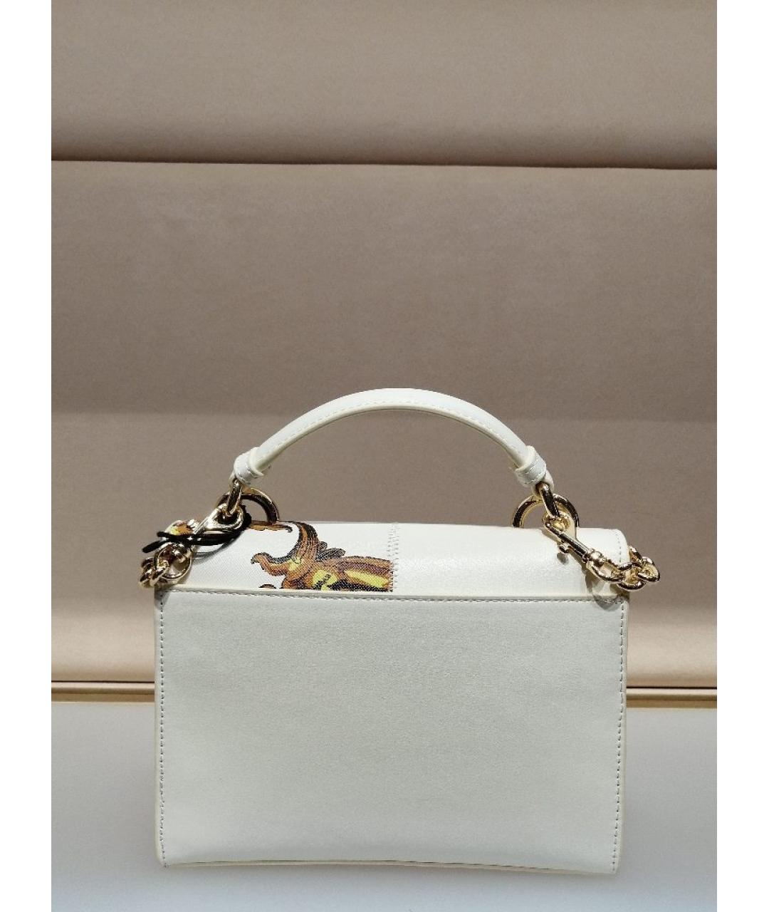 VERSACE JEANS COUTURE Мульти кожаная сумка с короткими ручками, фото 3