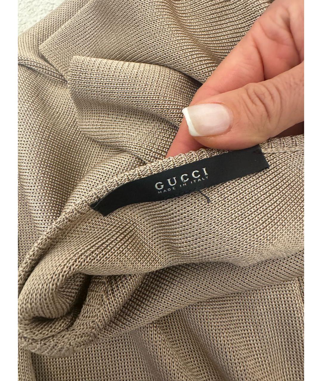 GUCCI Розовое вискозное вечернее платье, фото 3