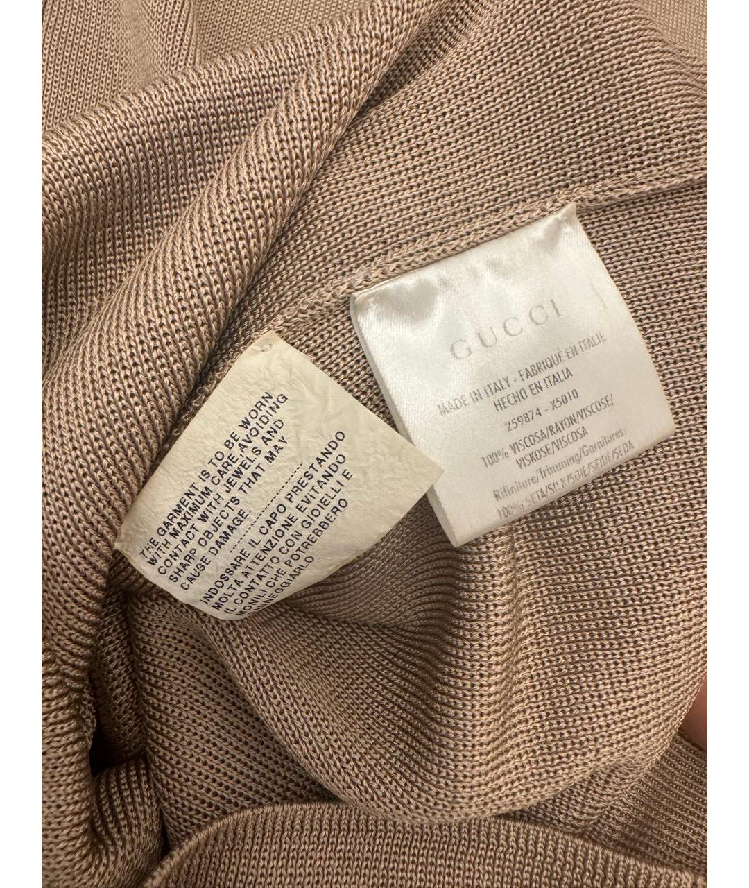 GUCCI Розовое вискозное вечернее платье, фото 4