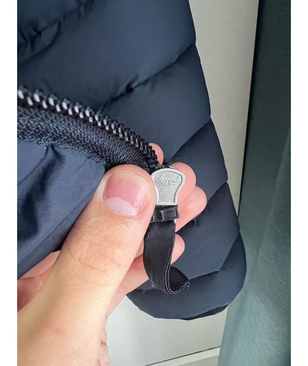 STONE ISLAND Темно-синий пуховик, фото 7