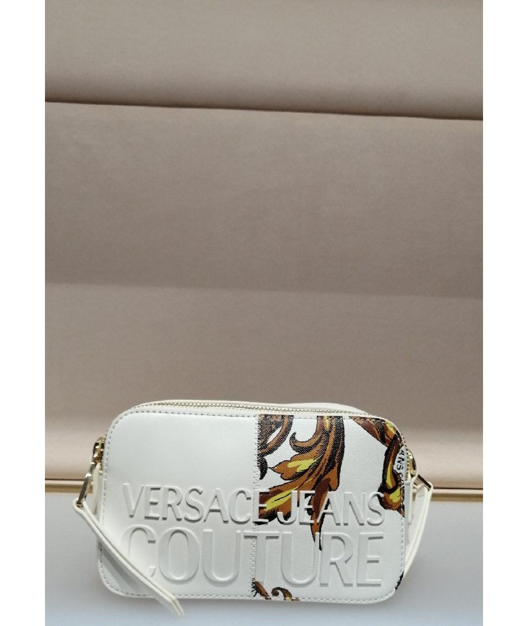 VERSACE JEANS COUTURE Мульти кожаная сумка через плечо, фото 4