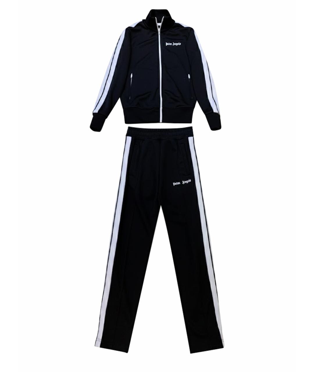 PALM ANGELS Черный полиэстеровый костюм с брюками, фото 1