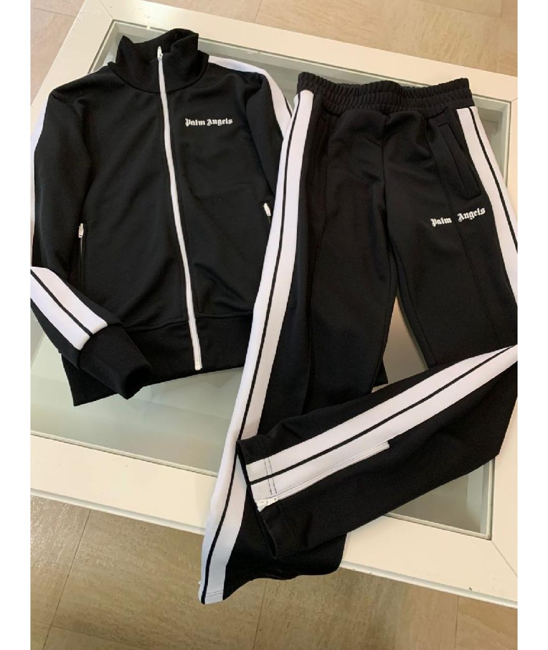 PALM ANGELS Черный полиэстеровый костюм с брюками, фото 7
