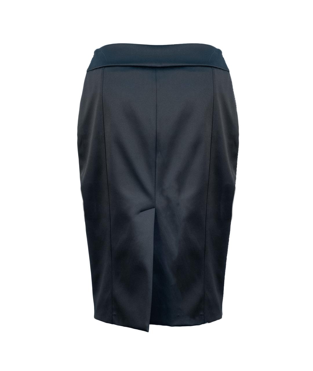 VERSACE Черный хлопковый костюм с юбками, фото 7