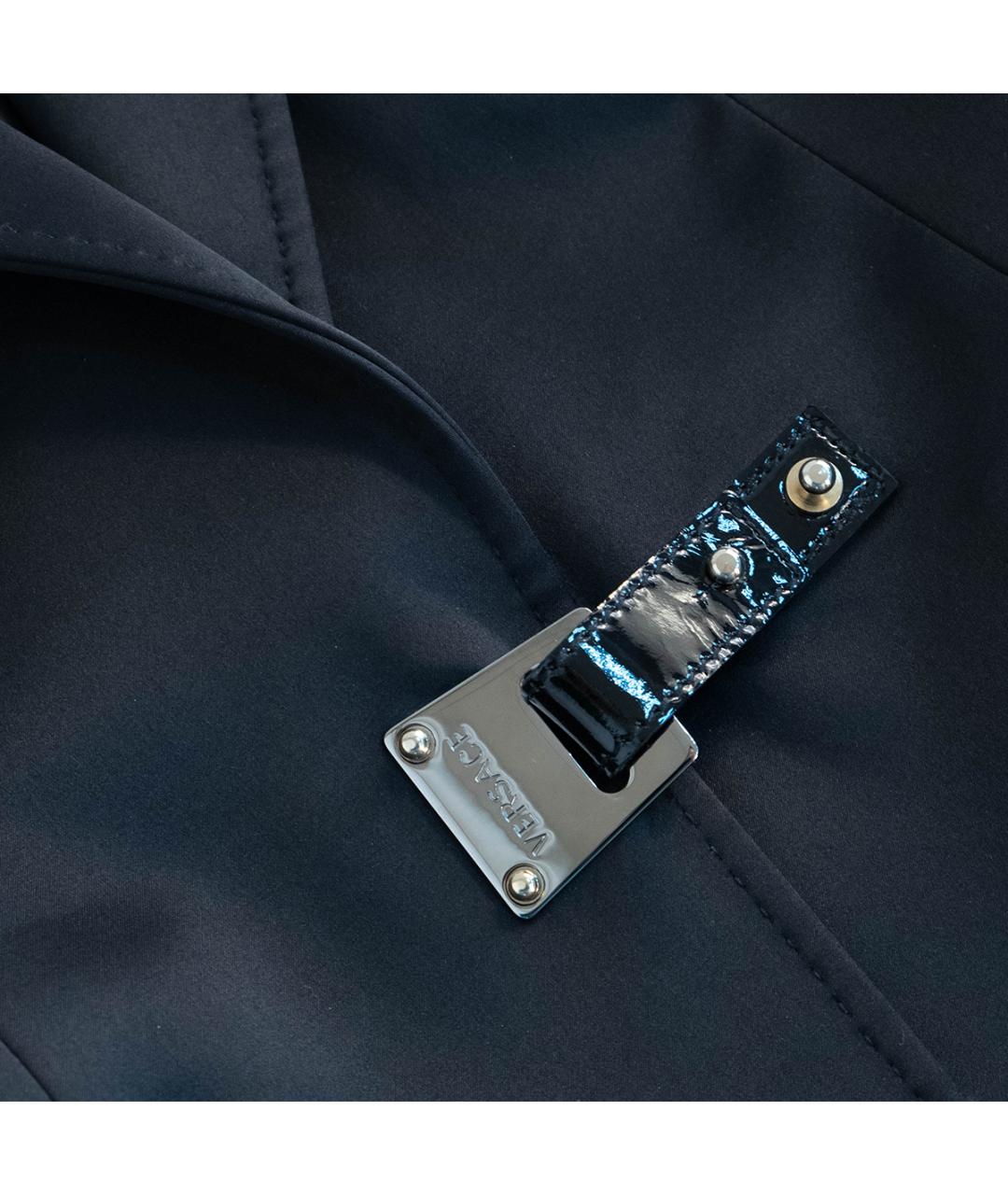 VERSACE Черный хлопковый костюм с юбками, фото 9