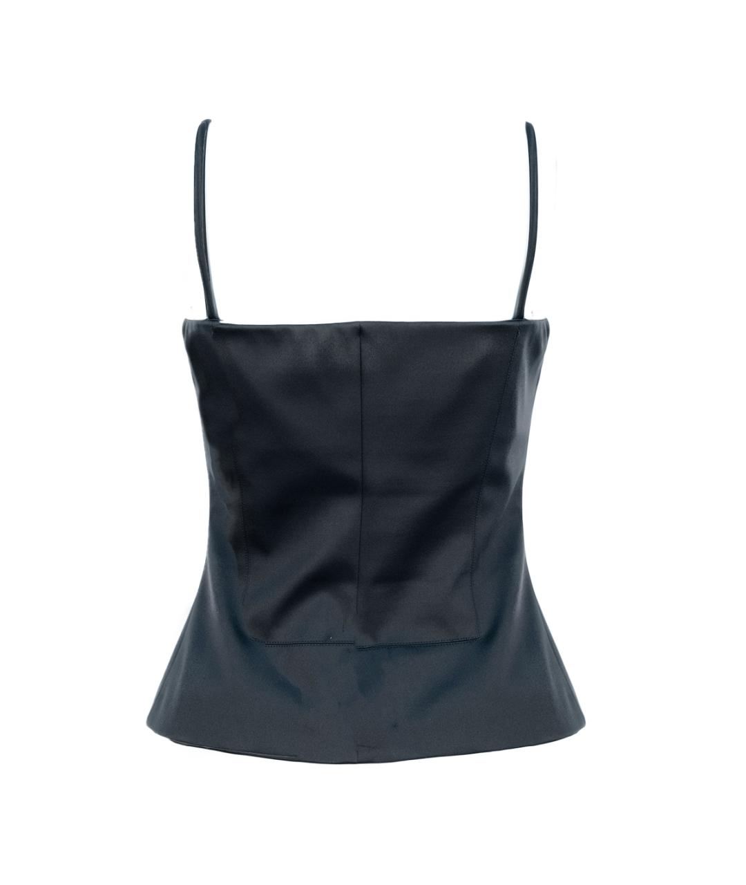 VERSACE Черный хлопковый костюм с юбками, фото 5