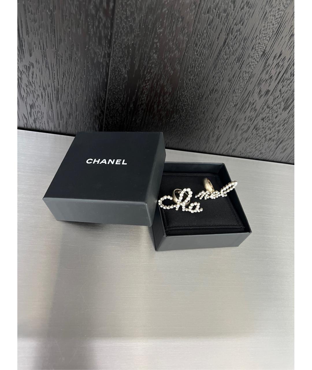 CHANEL Золотое металлическое кольцо, фото 7