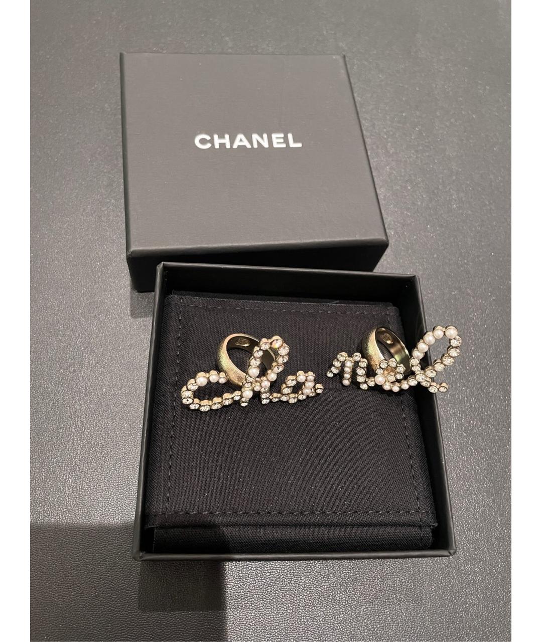 CHANEL Золотое металлическое кольцо, фото 5