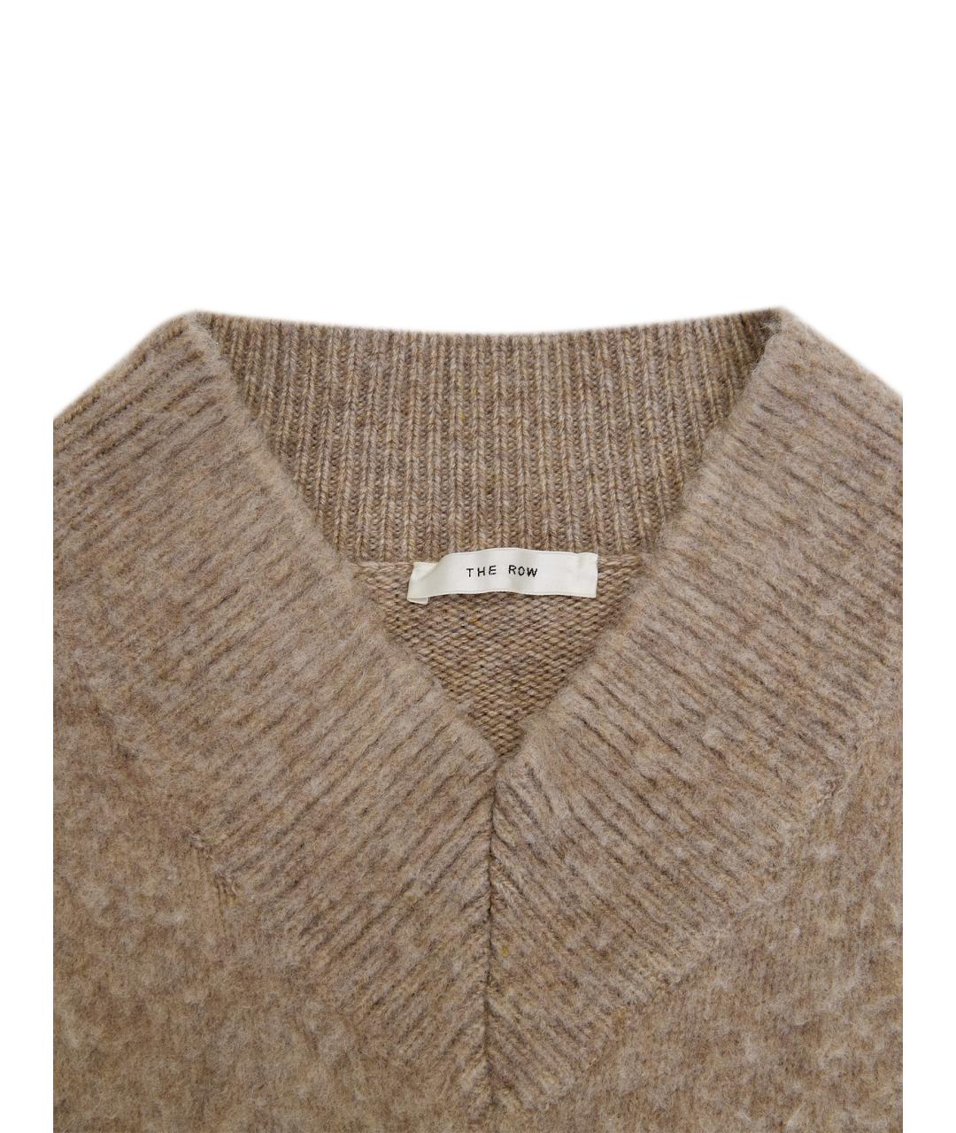 THE ROW Бежевый кашемировый джемпер / свитер, фото 10