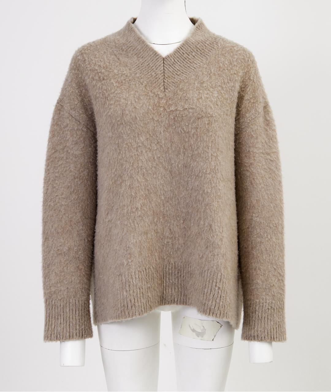 THE ROW Бежевый кашемировый джемпер / свитер, фото 7