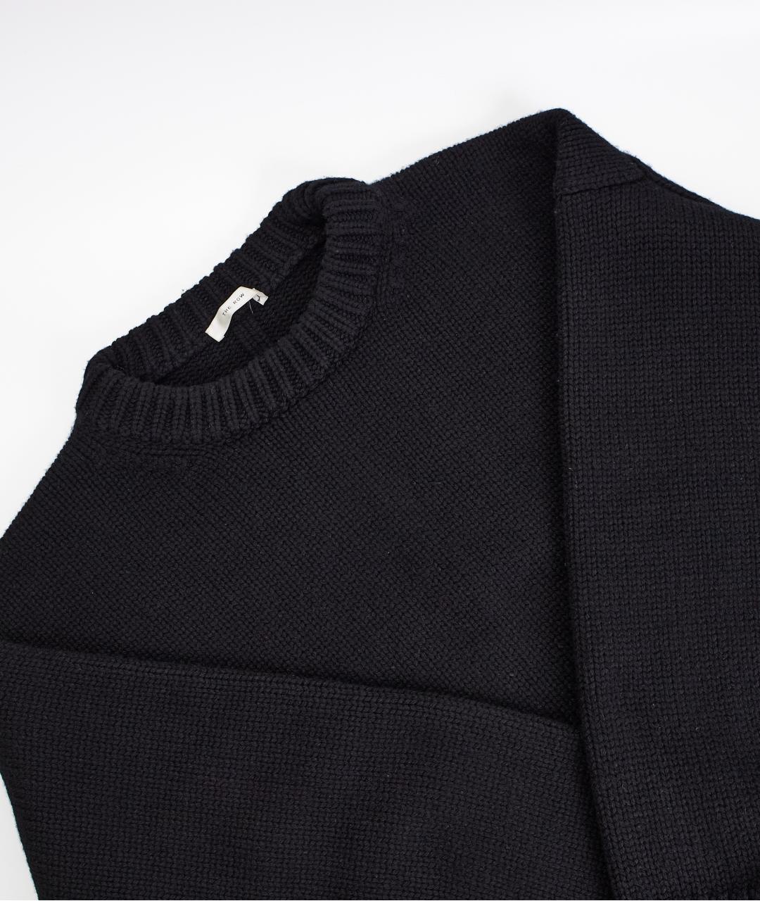 THE ROW Черный шерстяной джемпер / свитер, фото 5