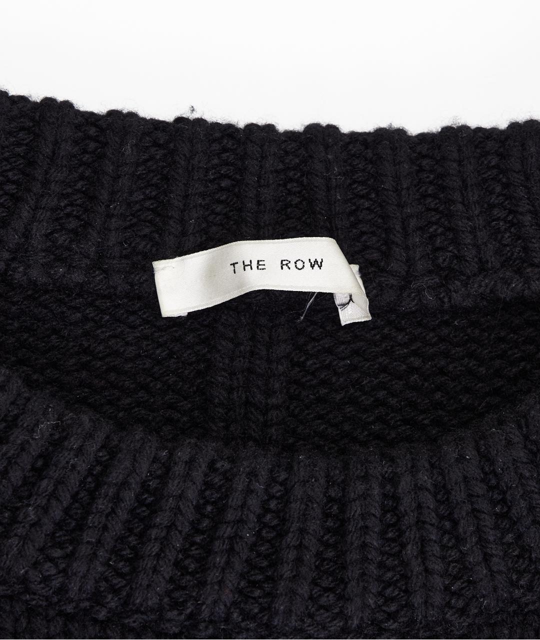 THE ROW Черный шерстяной джемпер / свитер, фото 4