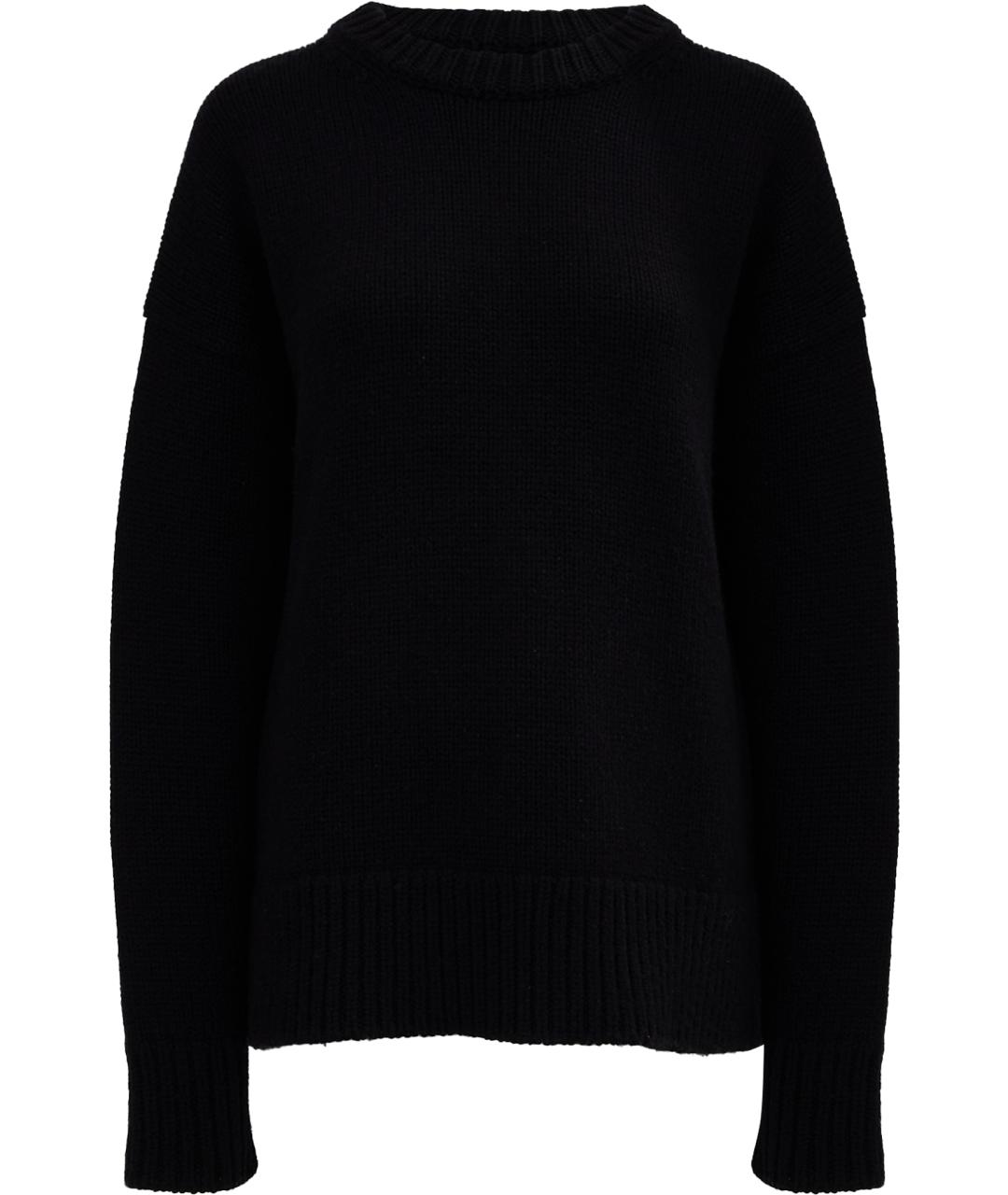 THE ROW Черный шерстяной джемпер / свитер, фото 1