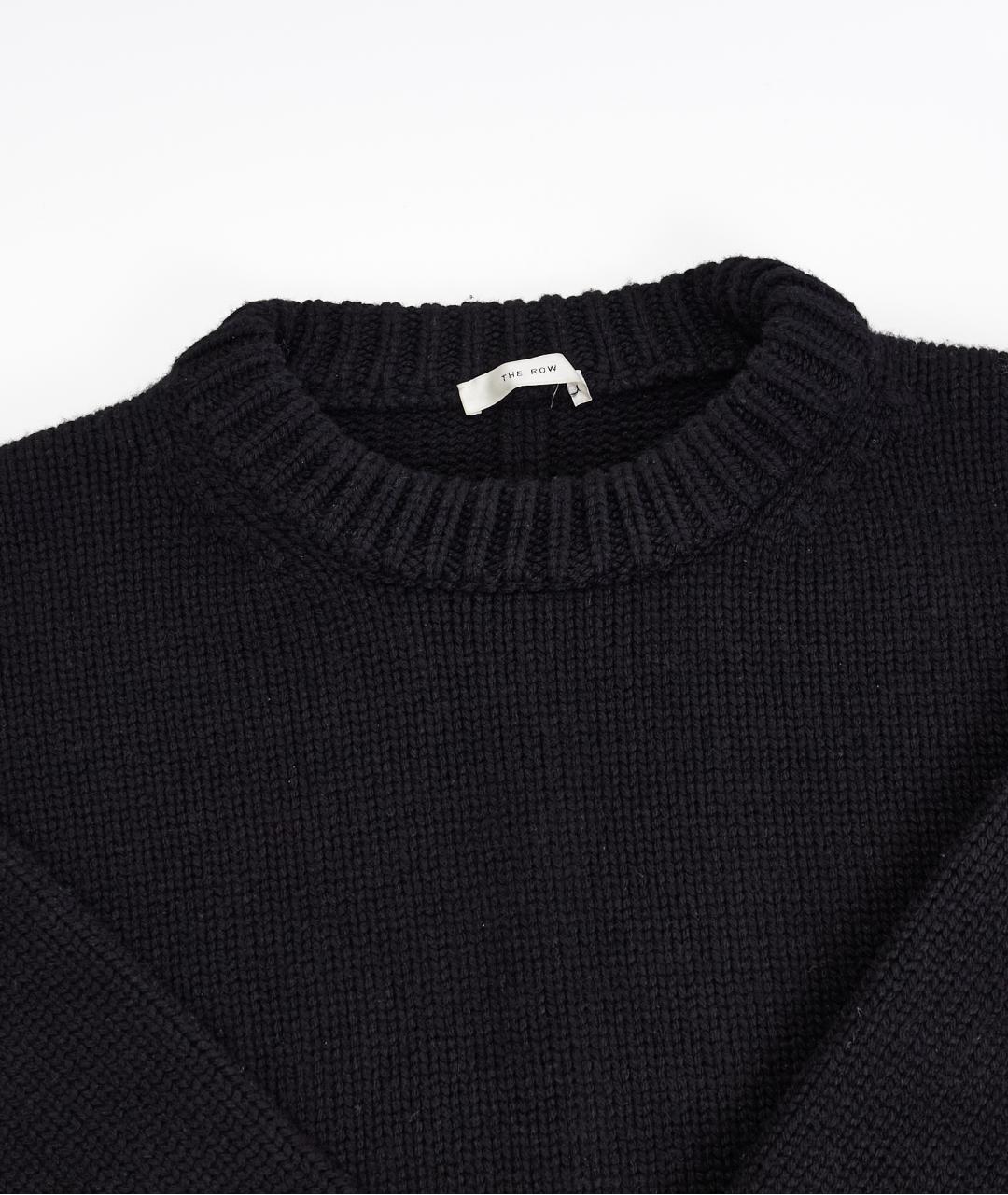 THE ROW Черный шерстяной джемпер / свитер, фото 3