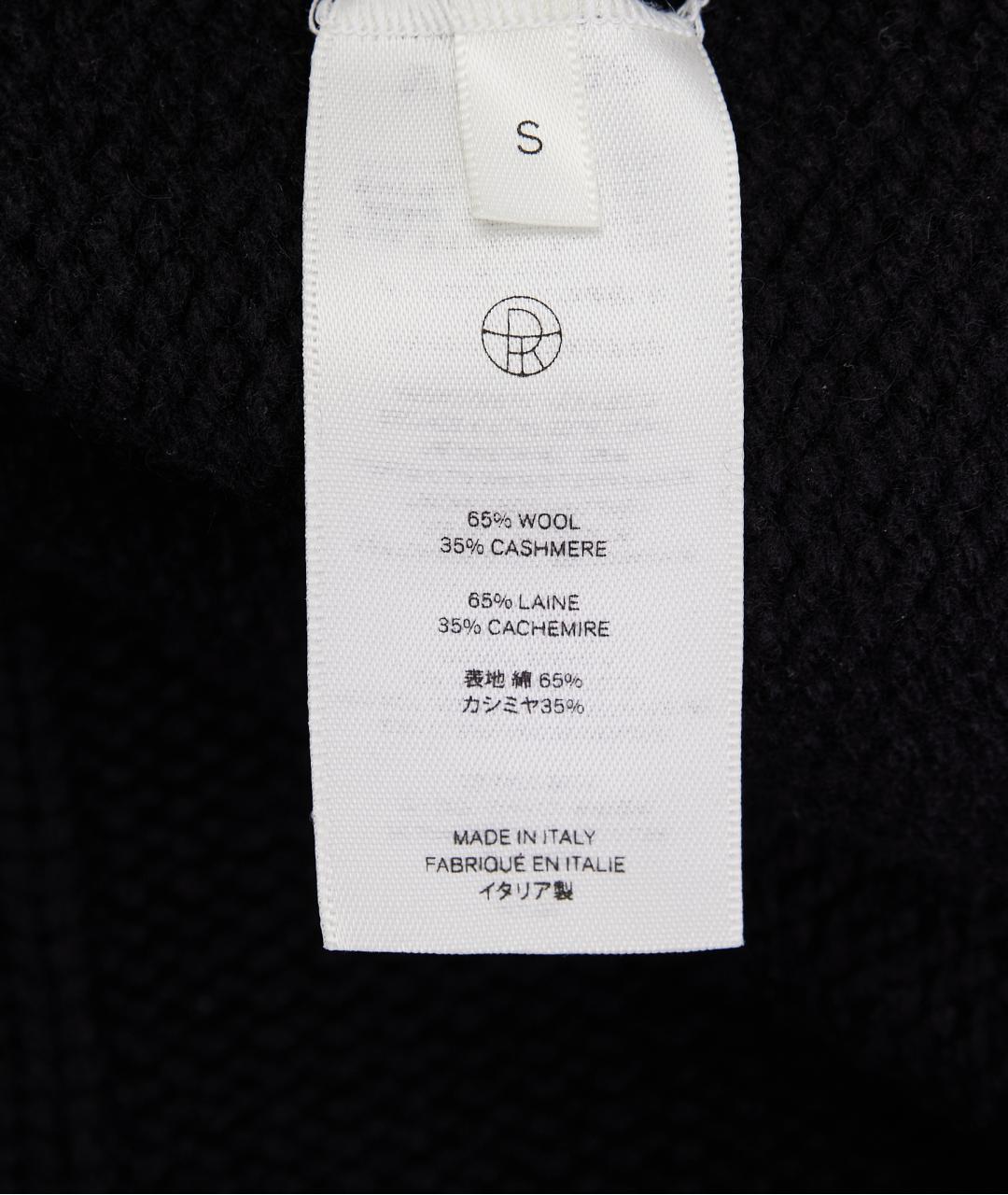 THE ROW Черный шерстяной джемпер / свитер, фото 6