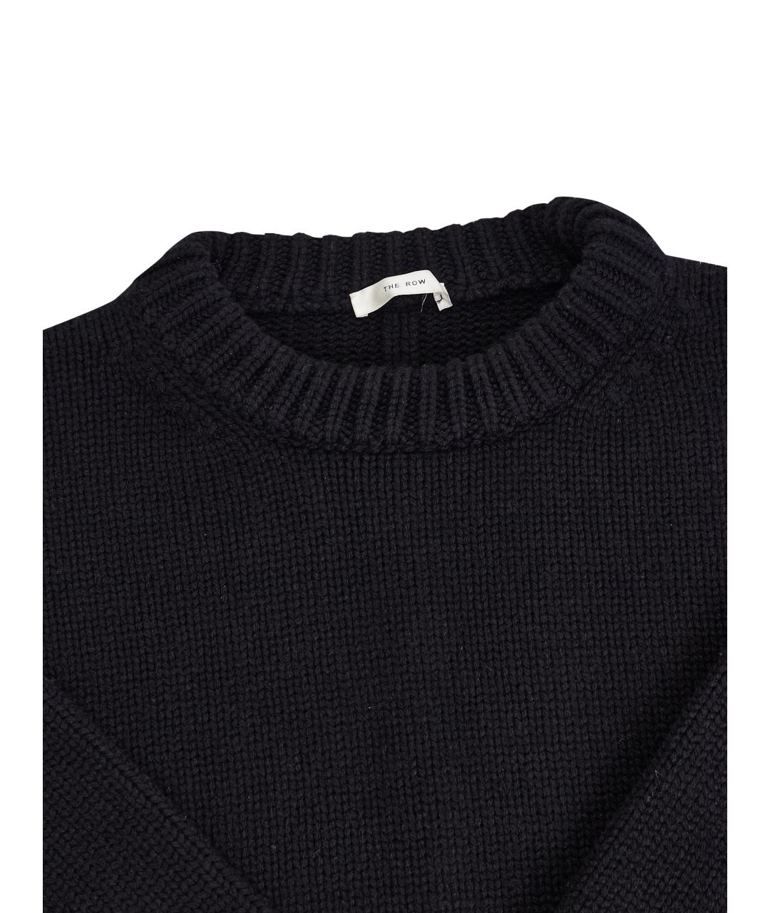 THE ROW Черный шерстяной джемпер / свитер, фото 11