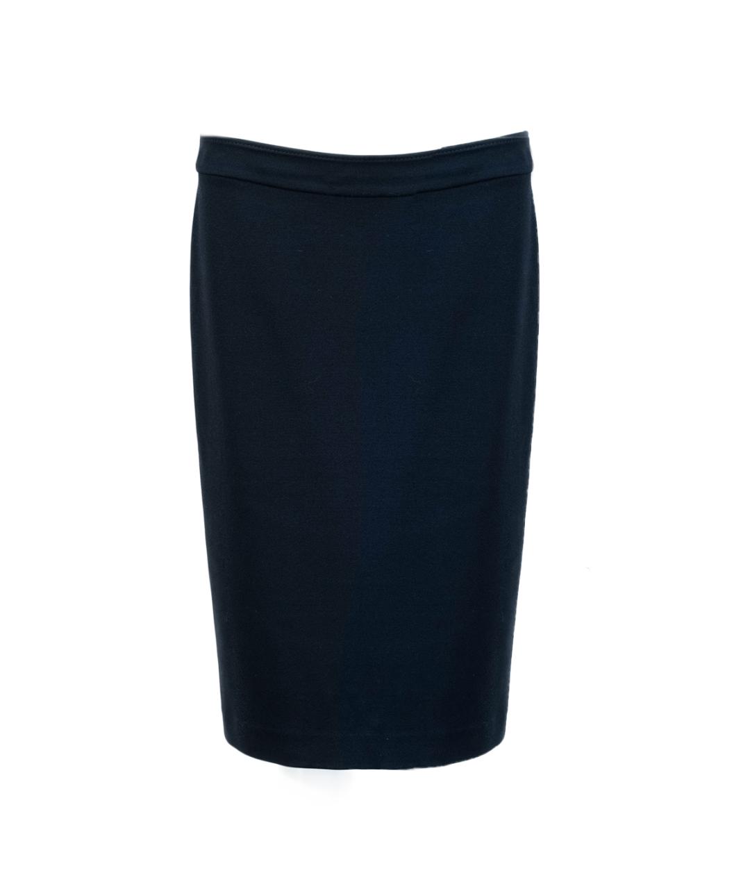 ARMANI COLLEZIONI Черный вискозный костюм с юбками, фото 4