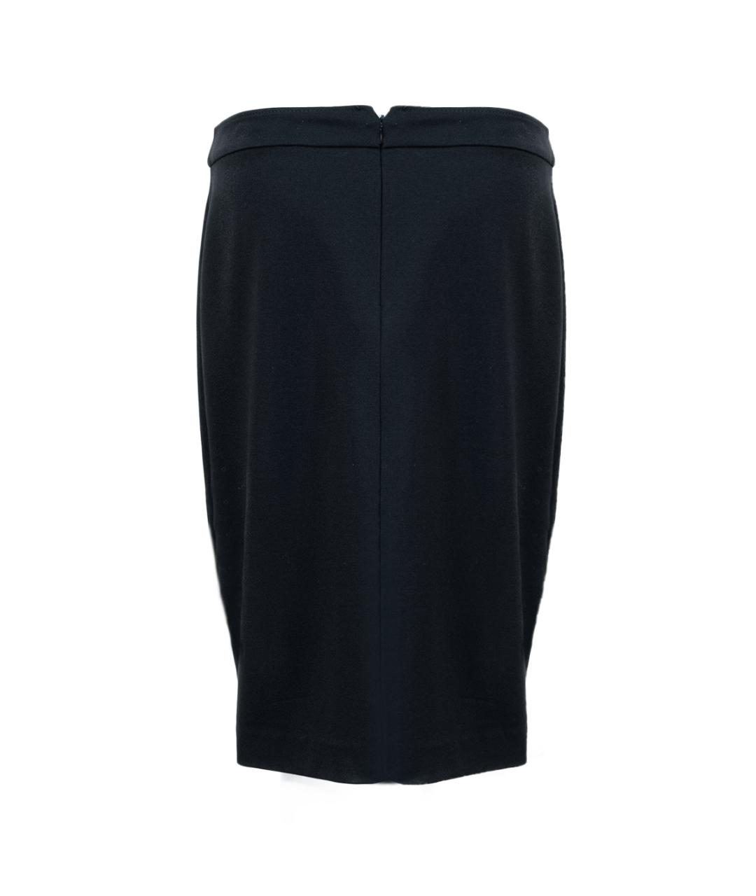 ARMANI COLLEZIONI Черный вискозный костюм с юбками, фото 5