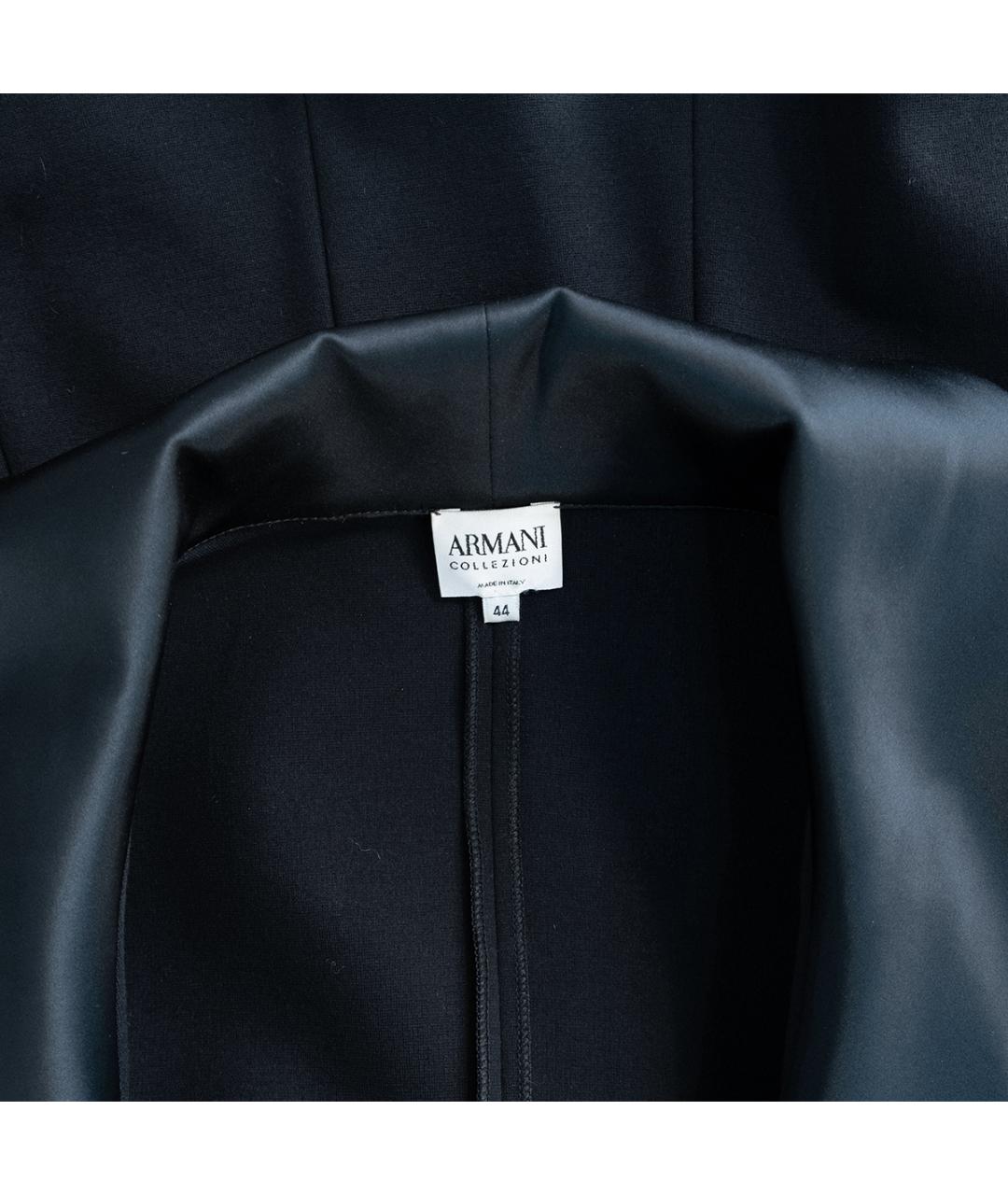 ARMANI COLLEZIONI Черный вискозный костюм с юбками, фото 6