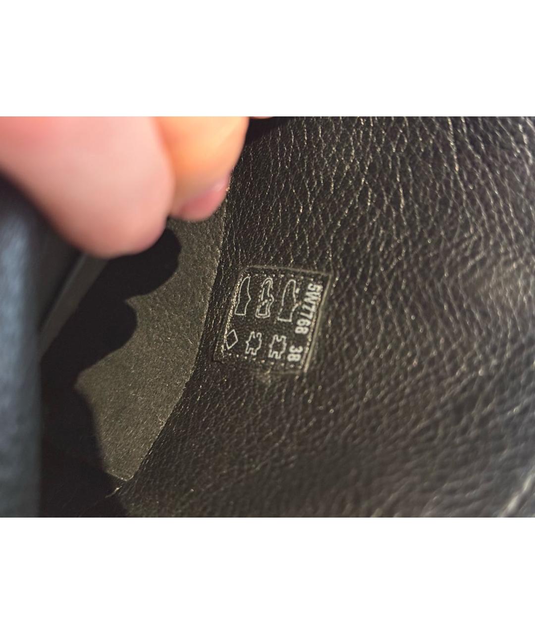 MIU MIU Черные кожаные сапоги, фото 7