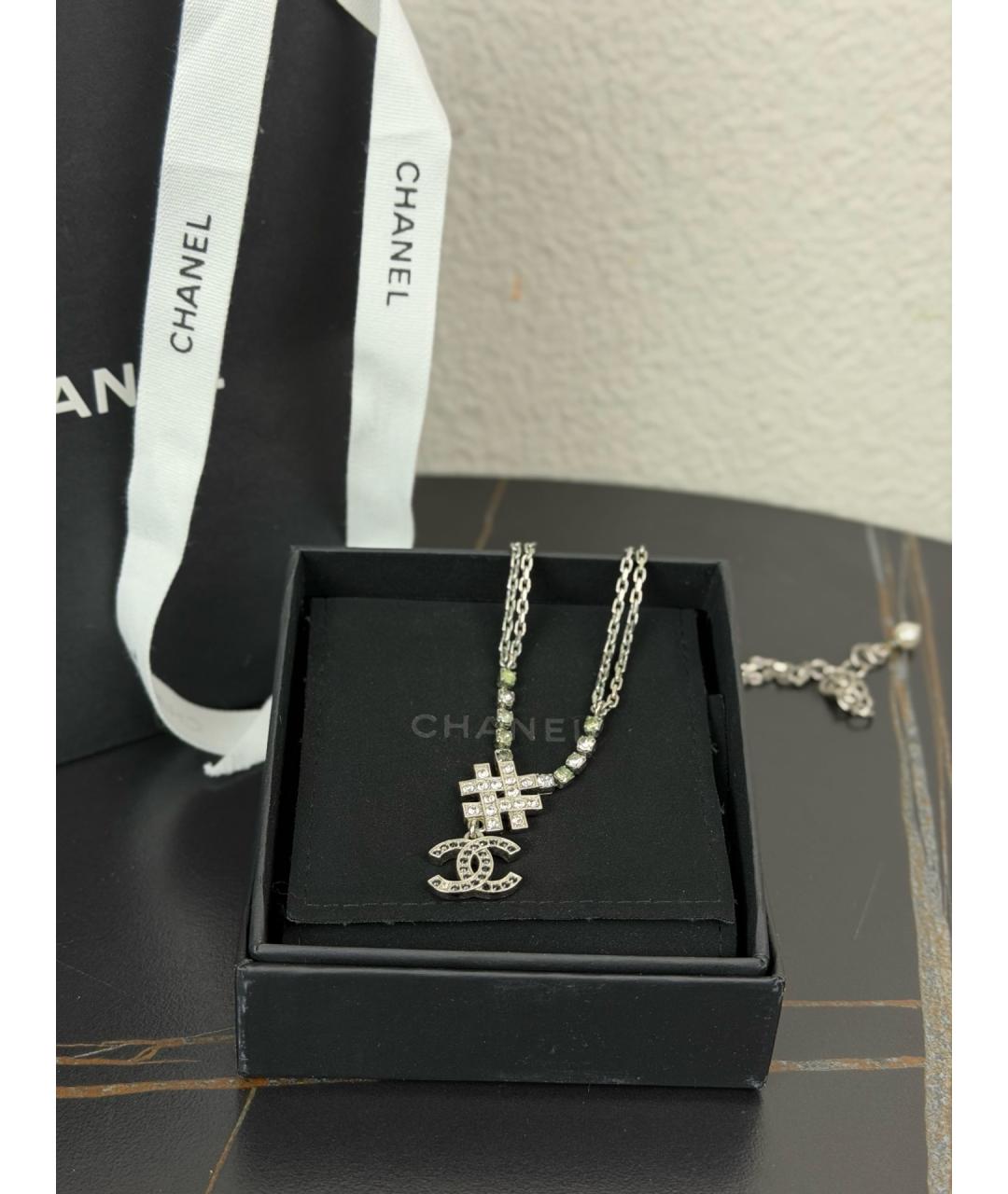 CHANEL Серебряная металлическая подвеска, фото 3