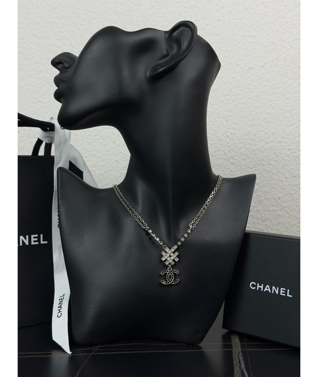 CHANEL Серебряная металлическая подвеска, фото 2