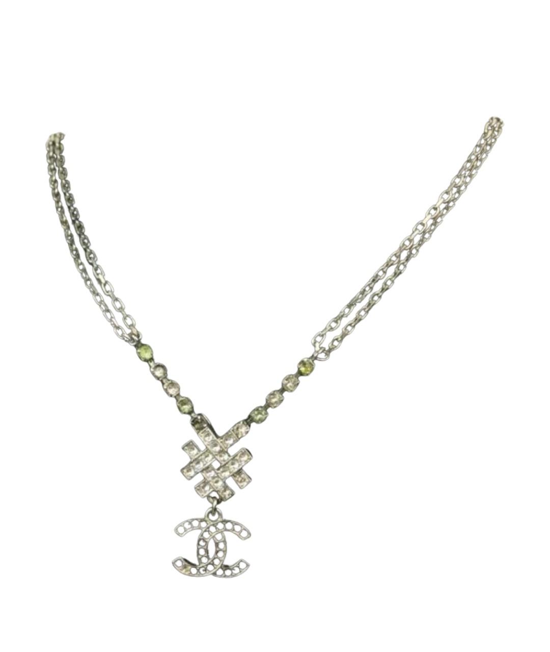 CHANEL Серебряная металлическая подвеска, фото 1