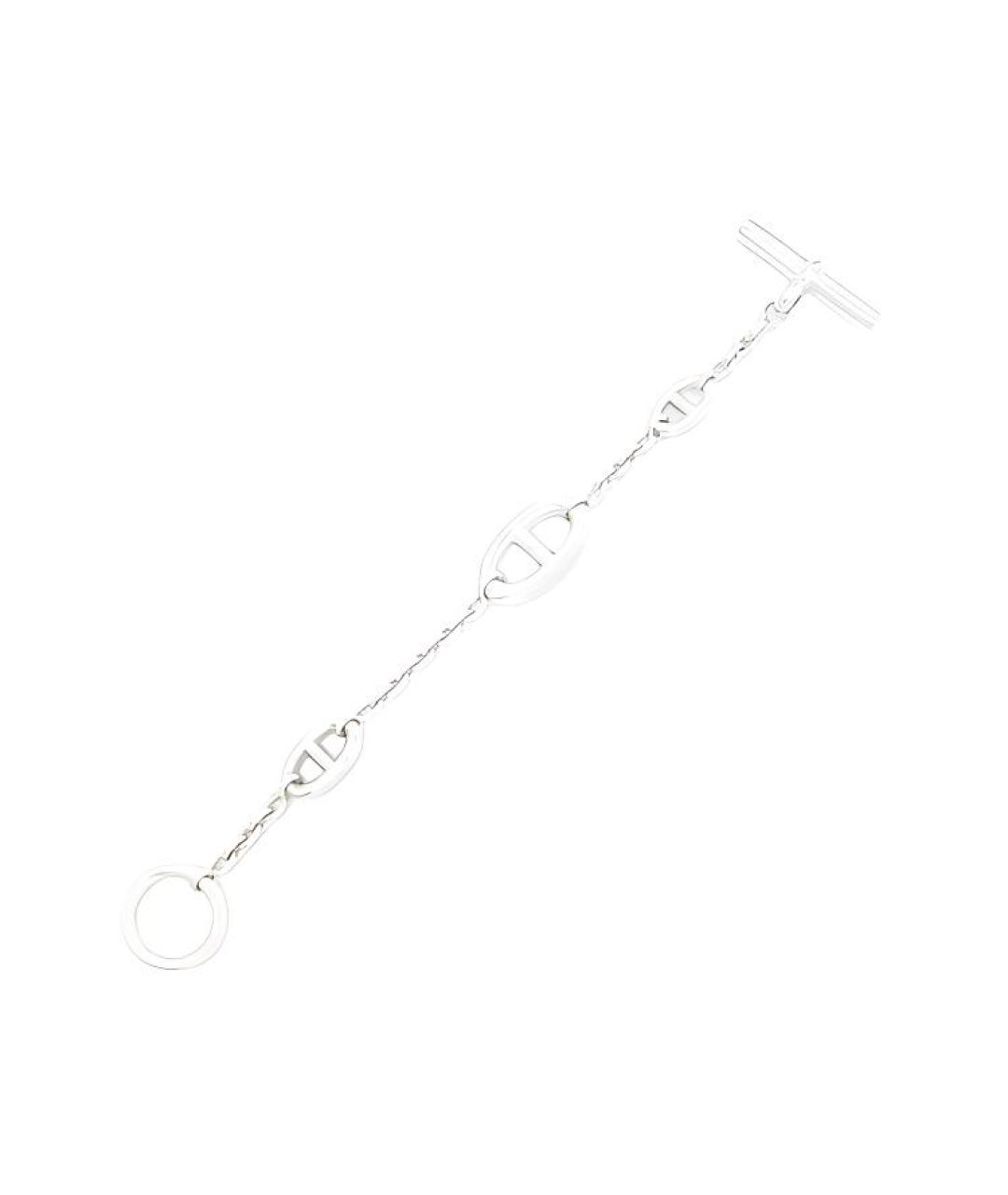 HERMES Серебрянный серебряный браслет, фото 2