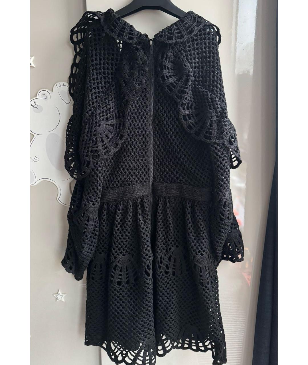 SELF-PORTRAIT Черное коктейльное платье, фото 5