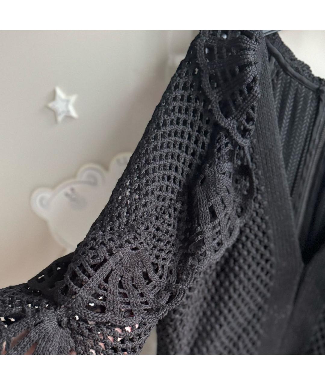 SELF-PORTRAIT Черное коктейльное платье, фото 4