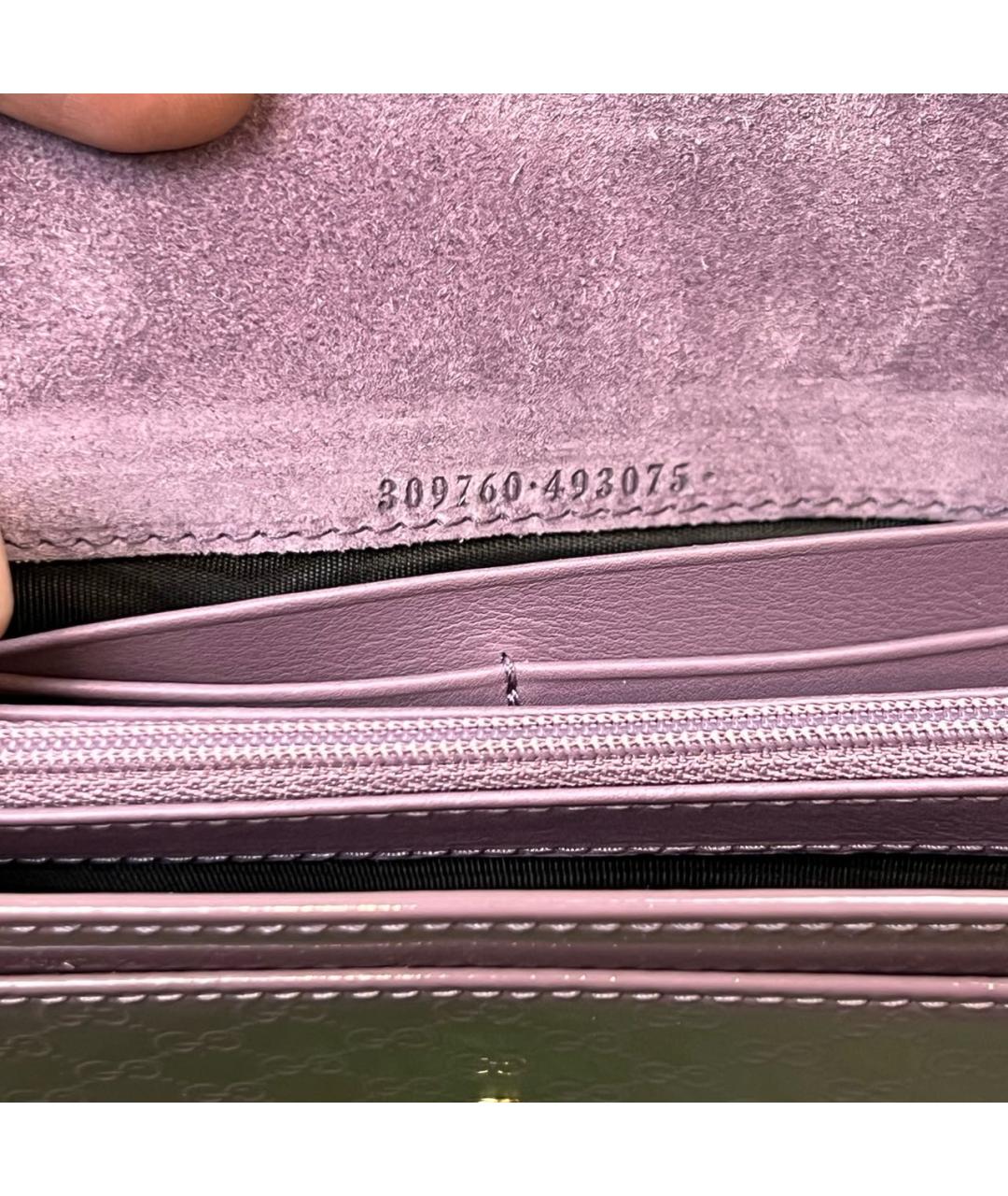 GUCCI Розовый кошелек из лакированной кожи, фото 6