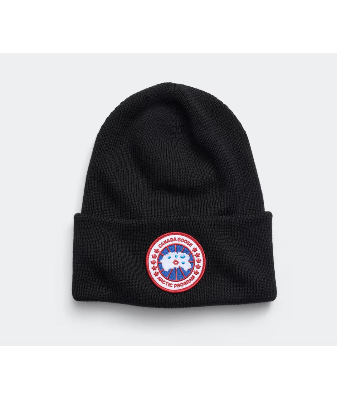 CANADA GOOSE Черная шерстяная шапка, фото 3