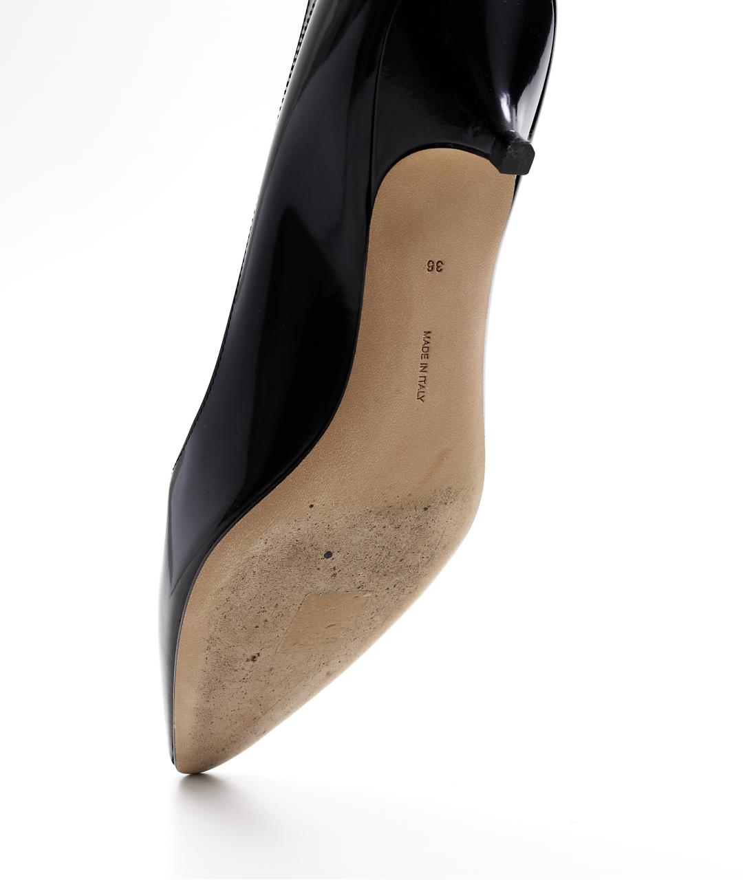 THE ROW Черные кожаные туфли, фото 7