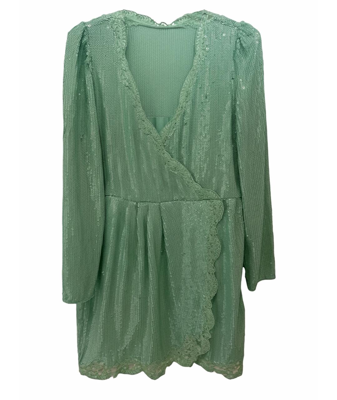 TWIN-SET Зеленые полиэстеровое вечернее платье, фото 1