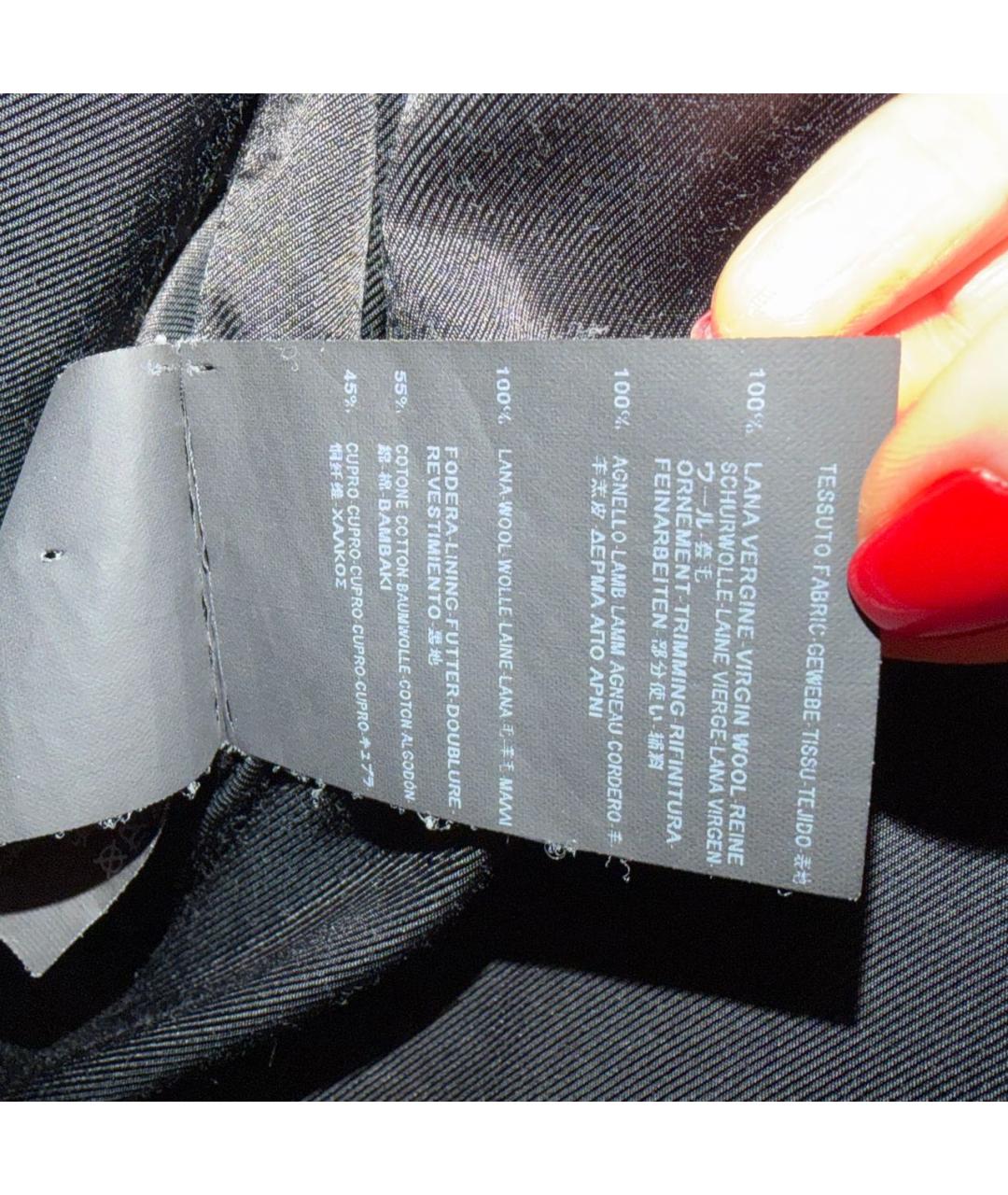 SAINT LAURENT Черная шерстяная куртка, фото 7