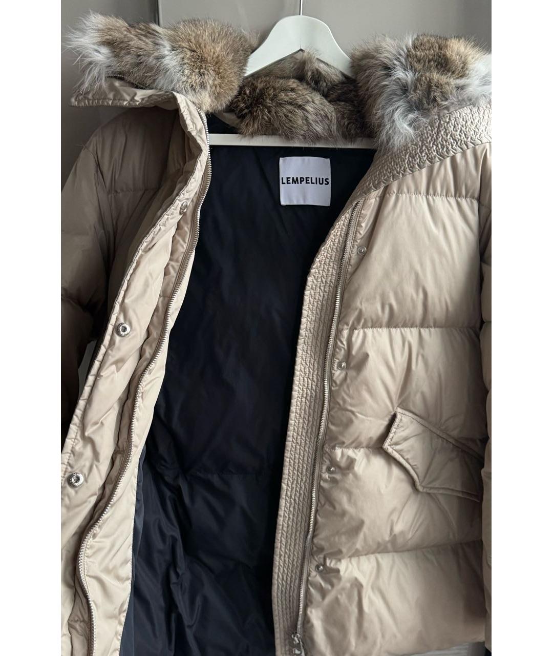 LEMPELIUS Бежевый пуховик, фото 6